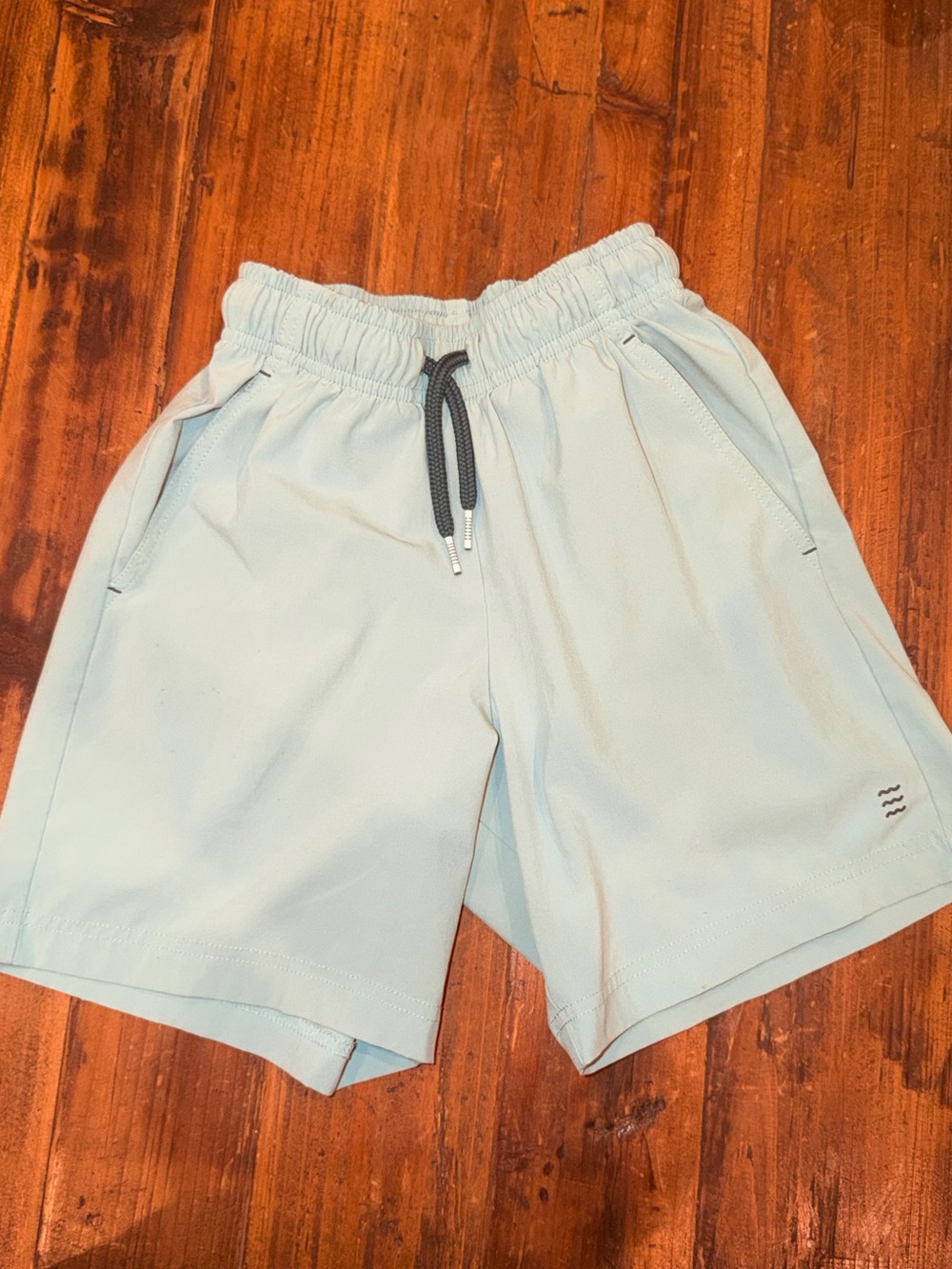 Free Fly Apparel Light Blue Kids Performance Drawstring Shorts